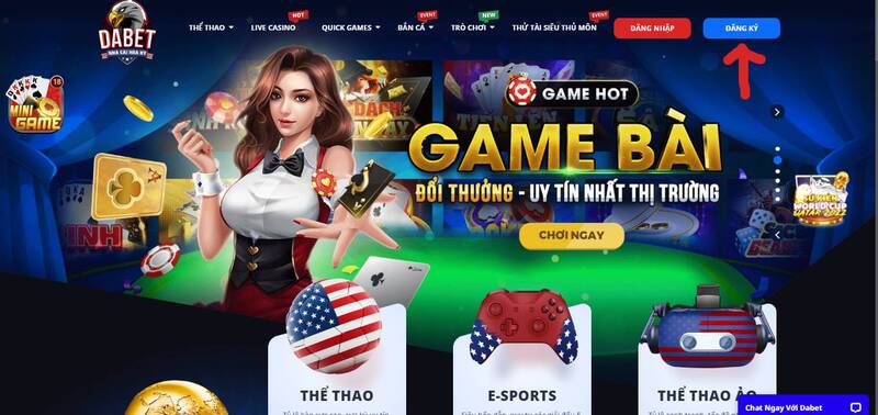 Nhà cái Dabet là nhà cái đến từ Mỹ với nhiều ưu điểm nổi bật