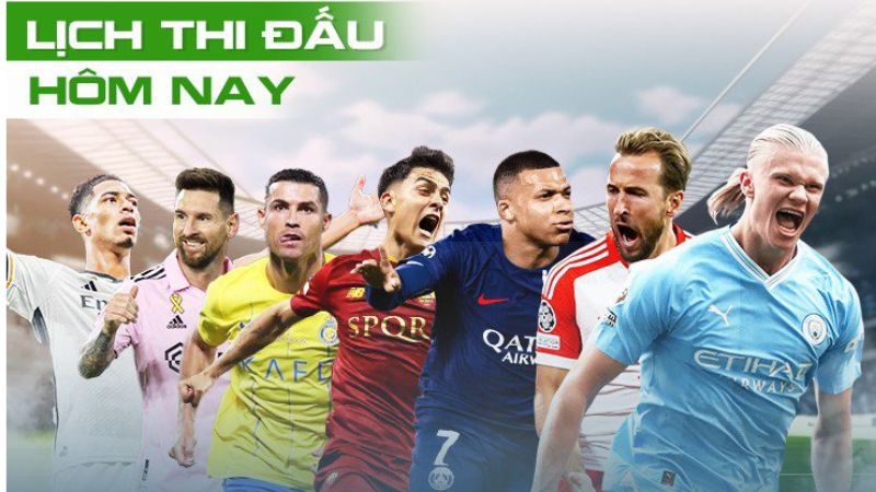 Các thông tin về lịch thi đấu được đưa ra dễ đọc
