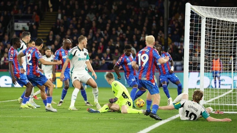 Thống kê đối đầu giữa Newcastle và Crystal Palace